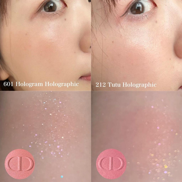 رژگونه دیور مدل rouge blush رژگونه پودری اصل شماره ۶۰۱ هولوگرام