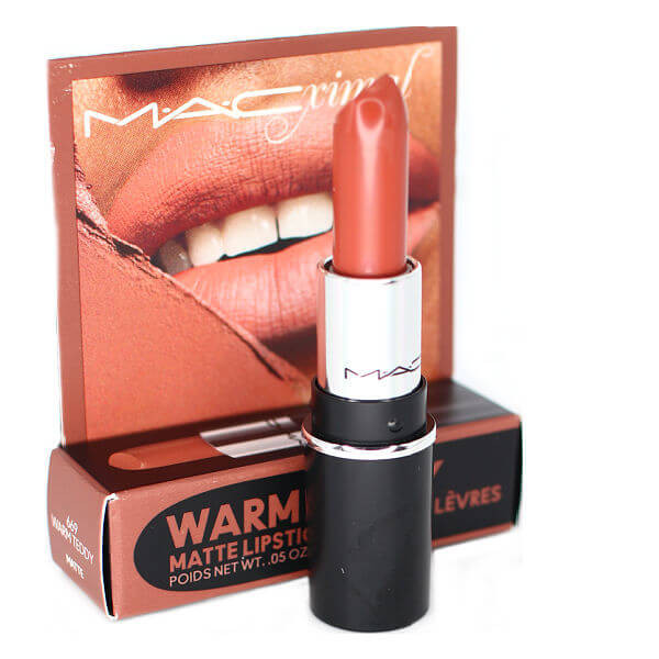 رژ لب مینی مک رنگ Warm Teddy | MAC M·A·Cximal Silky Matte Mini Lipstick اصل