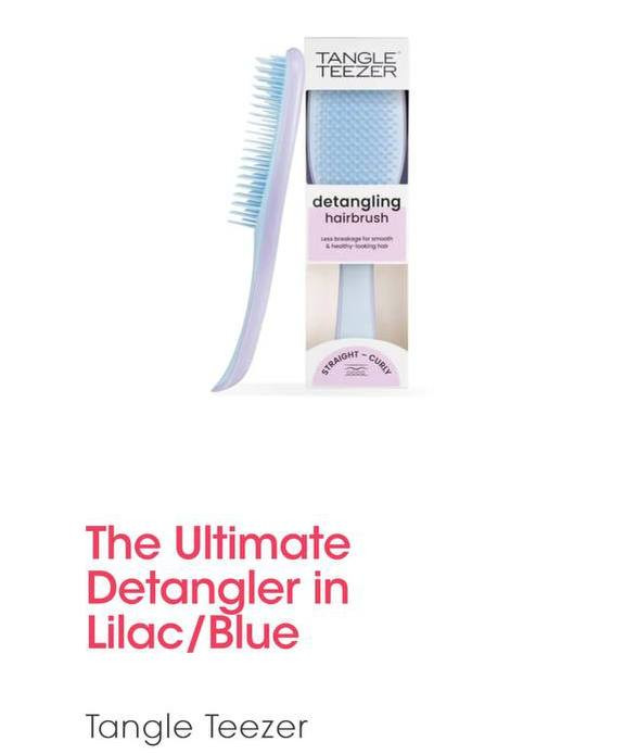 برس تنگل تیزر اصل Tangle Teezer Detangling Hairbrush – مناسب موهای صاف و فر Straight & Curly