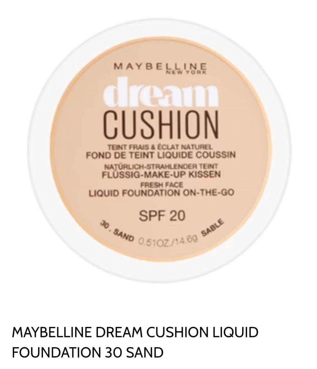 کوشن میبلین Maybelline Dream Cushion – رنگ Sand 30